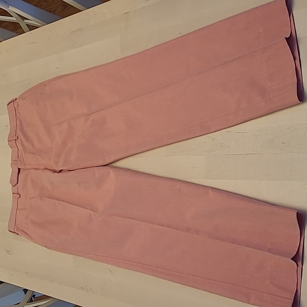 NWOT Brooks Brothers Fizgerald 1818 100% Cotton Salmon Italian Fabric Pants